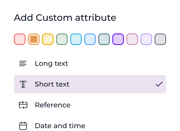 Custom attribute